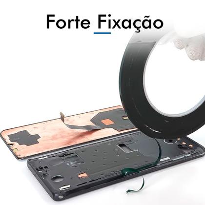 Imagem de Fita Dupla Face Preta Colar Touch LCD Display - 2mm - 5 metros comprimento