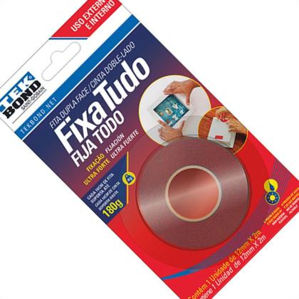 Imagem de Fita Dupla-Face Tekbond F.Tud Extensao 12Mmx2