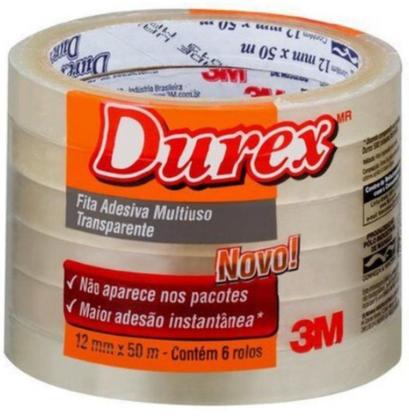 Imagem de Fita Durex 12x50MT Celofane 3M