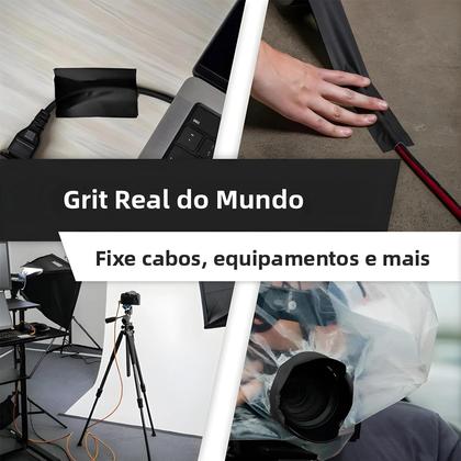 Imagem de Fita Gaffer Preta Resistente À Água Não Reflexiva De Alta Qualidade Para Uso Multifuncional