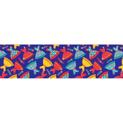 Imagem de Fita Gorgurão Festa Junina Coleção Quadrilha Nº09 38mm Com 10 Metros - 578 Vestido Caipira