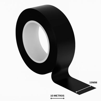 Imagem de Fita Isolante Anti Chama com Proteção UV para Ambientes Internos e Externos 19MM x 10 Metros