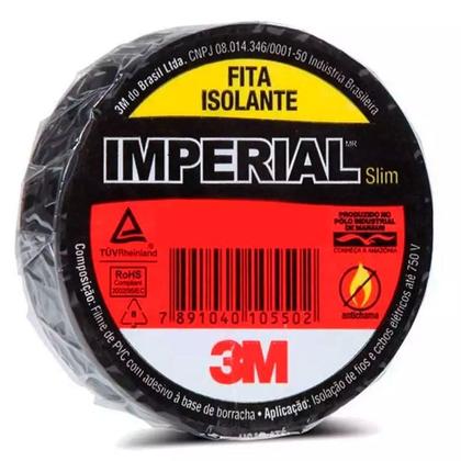 Imagem de Fita Isolante IMPERIAL 10 Metros Kit Com 10 Unidades HB004236020 3M