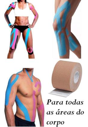 Imagem de Fita Kinesio Tape Bandagem Adesiva Elástica Sport Taping