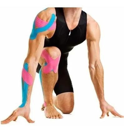 Imagem de Fita Kinesio Tape Bandagem Elástica Funcional Adesiva Sports