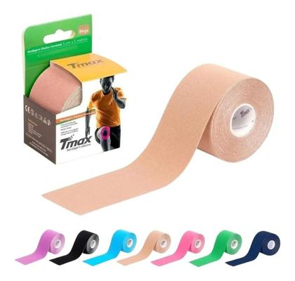 Imagem de Fita Kinesio Tmax Original Bandagem Elastica 5 Mts  - Cores