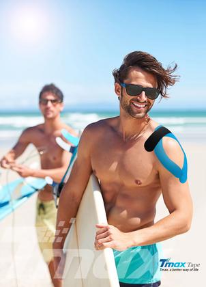 Imagem de Fita Kinesiology Tape Tmax - Bandagem Adesiva Elástica - Original