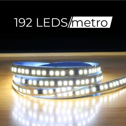 Imagem de Fita Led 110v Direta 192leds/m Rolo 10m Não Usa Fonte Frio