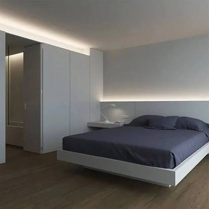 Imagem de Fita Led 4000K 5 Metros 16W 240 Leds Kit 4 Unidades Casa Apartamento Quarto Sala Recepçao Espelho Sanca Teto Rebaixado Gesso Decoraçao Comercial Resid