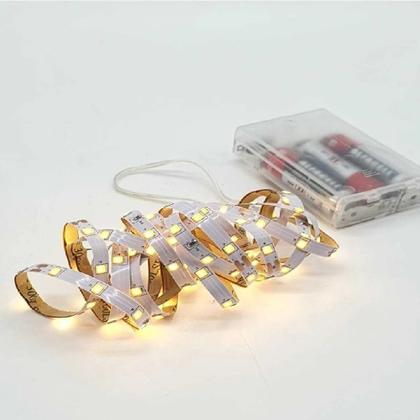 Imagem de Fita Led Adesivo 2m Metros Sem Fio com 120 Luzes Decoração