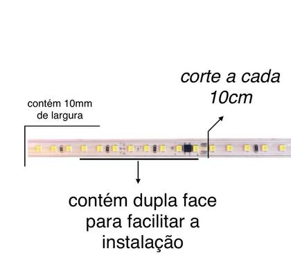 Imagem de Fita led alto brilho 120 led 2 metros