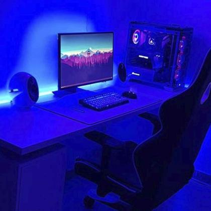Imagem de Fita Led Aplicativo App Celular 5 Metros Cores RGB Controle Ajustavel Gesso Sanca Natal Decoraçao Sala Quarto Loja Fachada