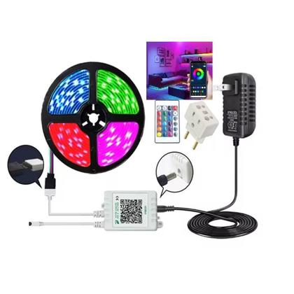 Imagem de Fita led colorida inteligente prova  agua 5m 300 leds