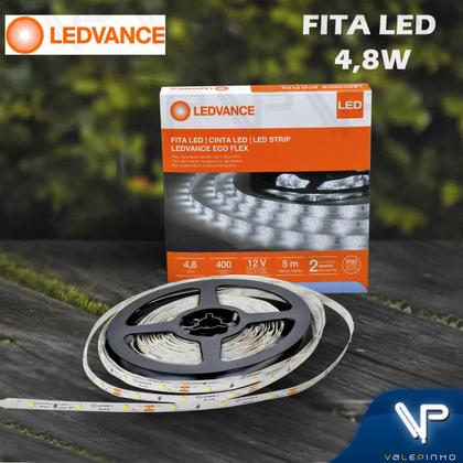 Imagem de Fita led ledvance 4,8w 12v 6500k(branco frio) 5metros ip20 ecoflex