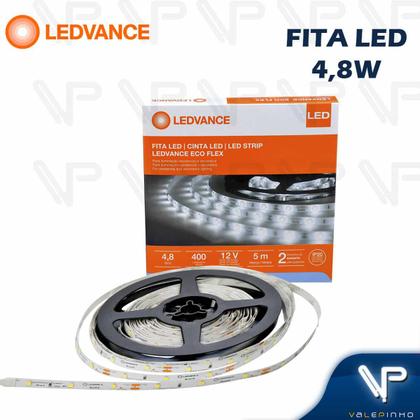 Imagem de Fita led ledvance 4,8w 12v 6500k(branco frio) 5metros ip20 ecoflex