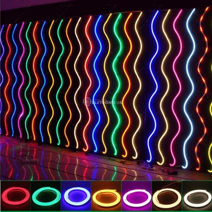 Imagem de Fita Led Luz Neon Prova D'água Embiente Externo Super Brilhante Branco Frio FITANEONBF