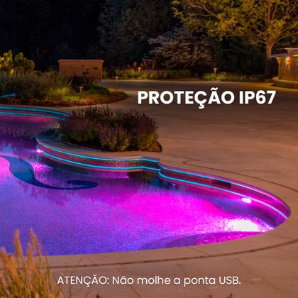 Imagem de Fita Led Rgb Aplicativo Bluetooth Acompanha Musica Programavel