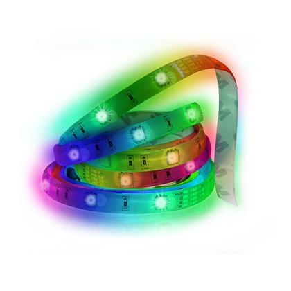 Imagem de Fita LED RGB Inteligente WiFi, ELG, SHFL200, 5 Metros, Dimerizável, Bluetooth, Comando de Voz Alexa e Google Assistant