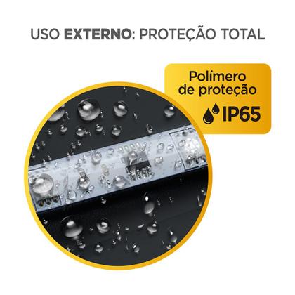 Imagem de Fita LED RGB Inteligente WiFi, ELG, SHFL200, 5 Metros, Dimerizável, Bluetooth, Comando de Voz Alexa e Google Assistant