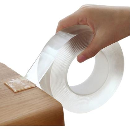 Imagem de Fita Mágica Nano Adesiva Dupla Face Transparente Extra Forte 5 metros