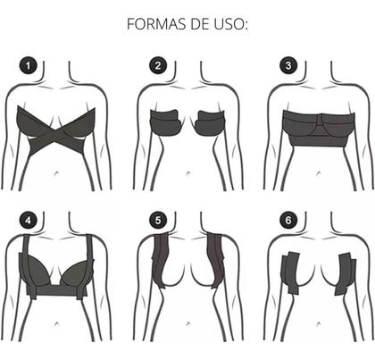 Imagem de Fita Mágica Para Sustentação Levanta Seio Grande Resistente