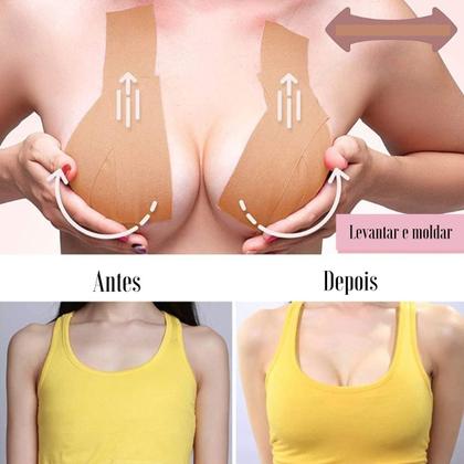 Imagem de Fita Mágica Para Sustentação Levanta Seio Grande Resistente