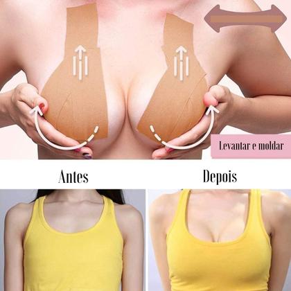 Imagem de Fita Mágica Para Sustentação Levanta Seio Grande Resistente