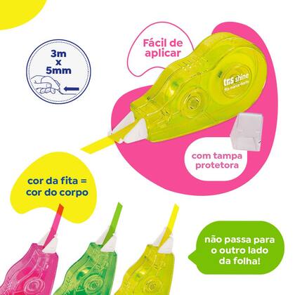 Imagem de Fita marca texto tris
