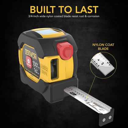 Imagem de Fita métrica digital a laser LEXIVON LX-201 40m com fita 5m