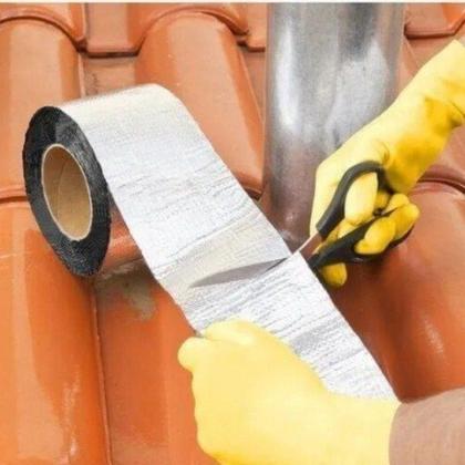 Imagem de Fita Multiuso Autoadesiva Aluminizada Vedatudo 10cm X 10m - Dryko 