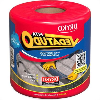 Imagem de Fita Multiuso Dryko Vedatudo Aluminio 15Cm X 10M
