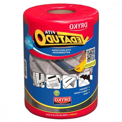 Imagem de Fita Multiuso Dryko Vedatudo Aluminio 20Cm X 10M