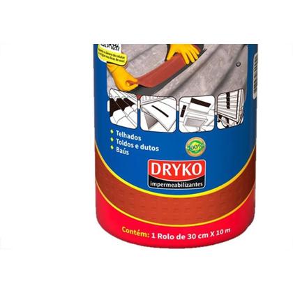 Imagem de Fita Multiuso Dryko Vedatudo Terracota 30Cm X 10M