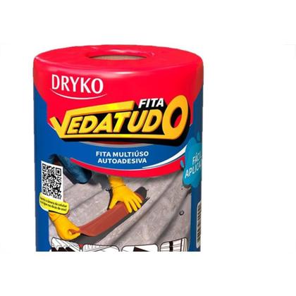 Imagem de Fita Multiuso Dryko Vedatudo Terracota 30Cm X 10M