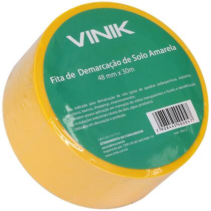 Imagem de Fita para Demarcacao de Solo Amarela 48MM X 30M