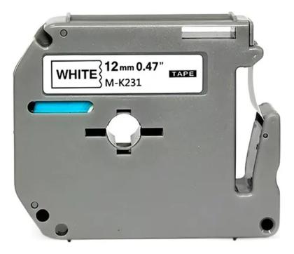 Imagem de Fita Rotulador Brother Pt-70 Mk231 bco letra pta Etiqueta -