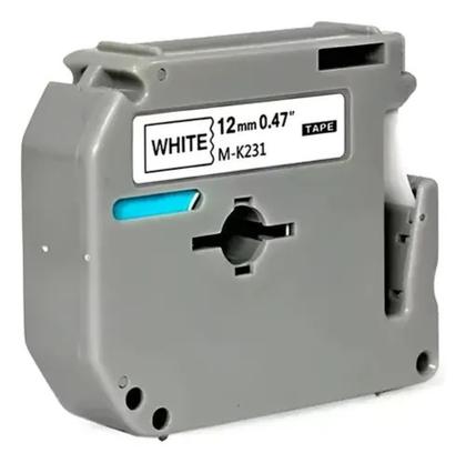 Imagem de Fita Rotulador Brother Pt-70 PT-90 bco letra pta