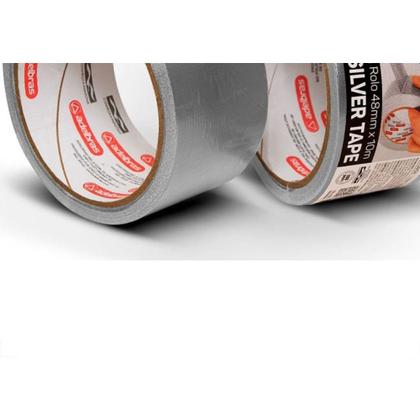 Imagem de Fita Silver Tape Adelbras 48 X 10M Cinza