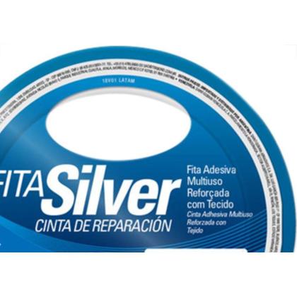 Imagem de Fita Silver Tape Tekbond Azul 48Mmx05Mt