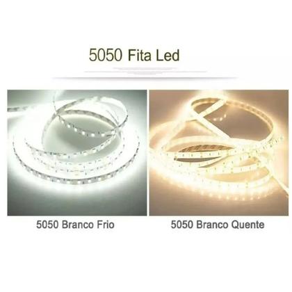 Imagem de Fita Super Led 2m Metros Adesivo Sem Fio com 120 Luz Leds