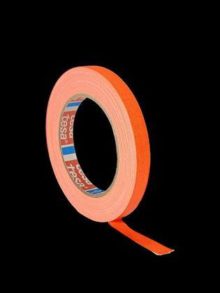 Imagem de Fita Tecido Gaffer Tape Tesa 09mm X 25m Laranja Fluorescente