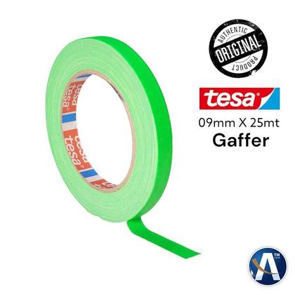 Imagem de Fita Tecido Gaffer Tape Tesa 09mm X 25m Verde Fluorescente