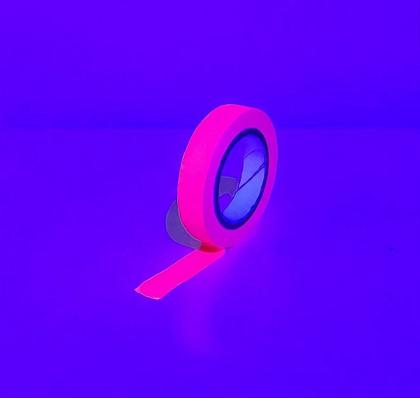 Imagem de Fita Tecido Gaffer Tape Tesa 12mm x 5m Rosa Fluorescente - Fita Adesiva Premium