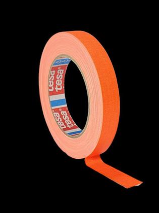 Imagem de Fita Tecido Gaffer Tape Tesa 19mmX25m Laranja Fluorescente