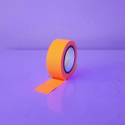 Imagem de Fita Tecido Gaffer Tape Tesa 24Mmx5M Laranja Fluorescente