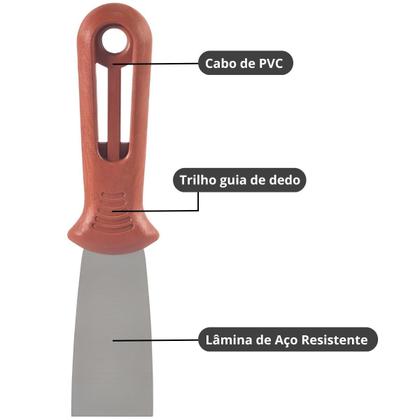 Imagem de Fita Telada Auto Adesiva Reparo 50Mm X 45M + Espátula 4Cm