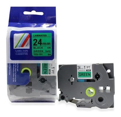 Imagem de Fita Tze Tz Tzc Compatível P/ Rotulador Brother 12mm