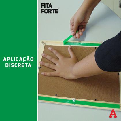 Imagem de Fita verde forte dupla face transparente adere 09mmx2m