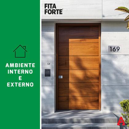 Imagem de Fita verde forte dupla face transparente adere 09mmx2m
