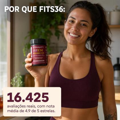 Imagem de Fitslim FitS36  Cafeína, Carnitina, Psyllium, Cromo e Spirulina  60 Cápsulas